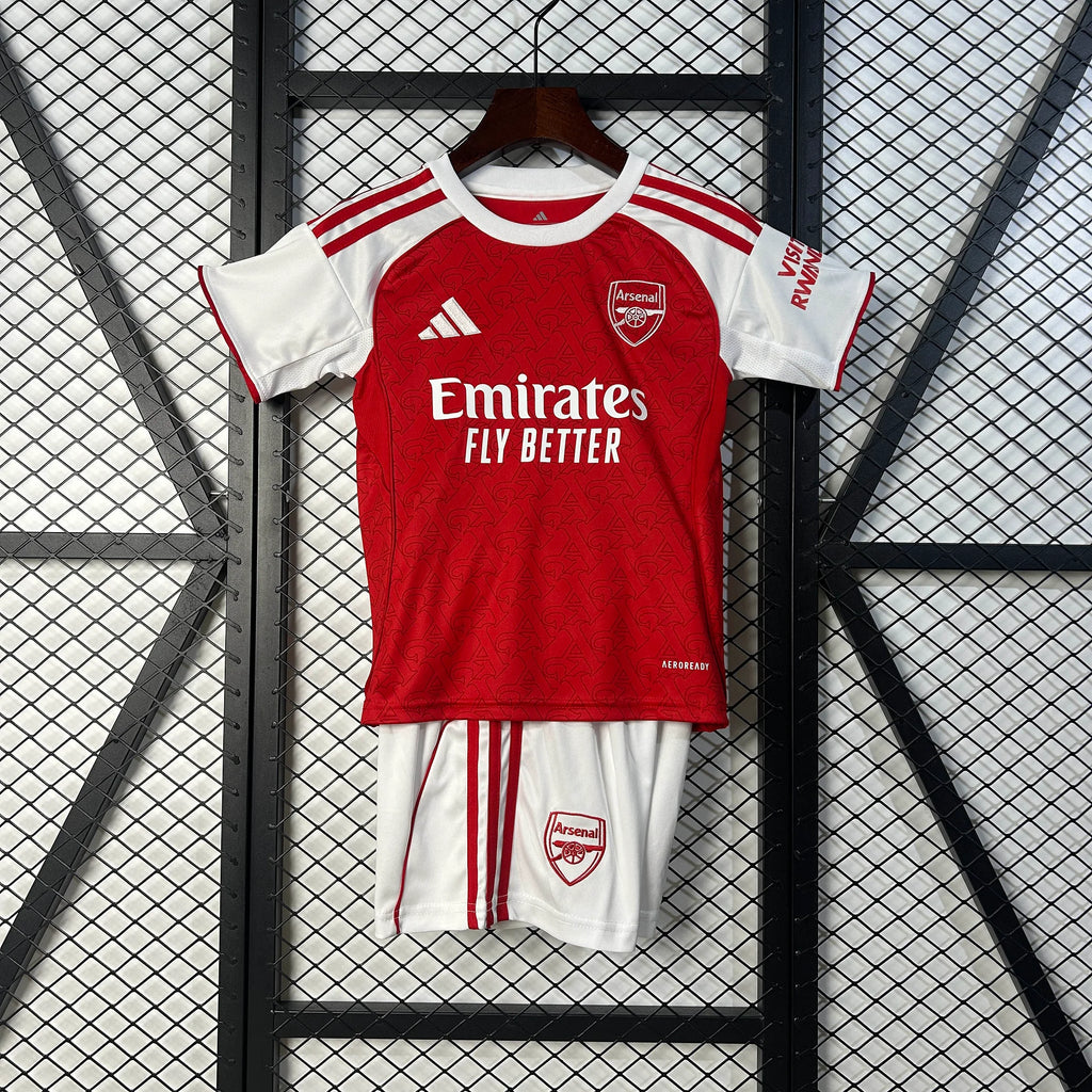 2025/2026 Arsenal Home Football Shirt Kids Size