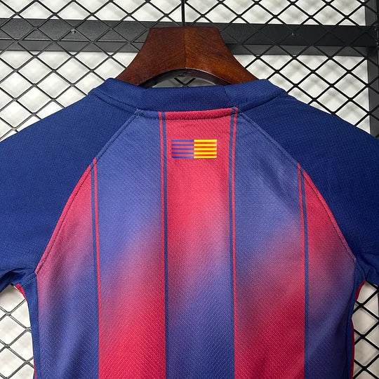 2025/2026 Barcelona Home Football Shirt  Kids Size