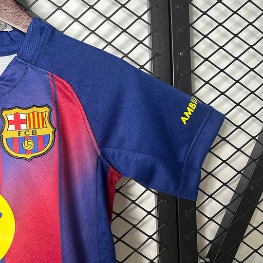 2025/2026 Barcelona Home Football Shirt  Kids Size
