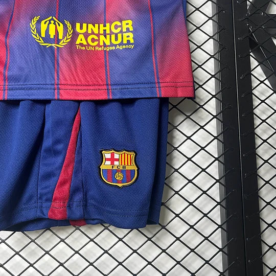 2025/2026 Barcelona Home Football Shirt  Kids Size