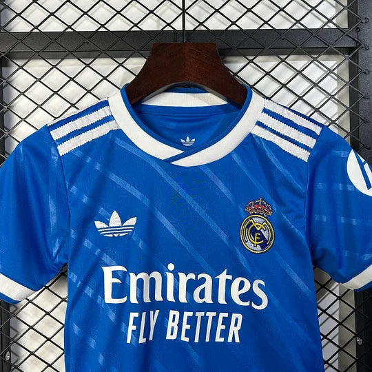 2025/2026 Real Madrid Third Away Football Shirt Kids Size