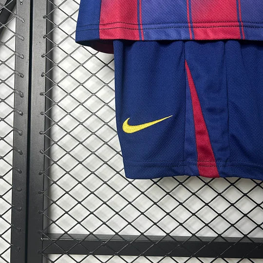 2025/2026 Barcelona Home Football Shirt  Kids Size