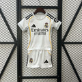 2025/2026 Real Madrid Home Football Shirt Kids Size
